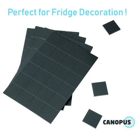 Round and Square Magnets with Adhesive Backing